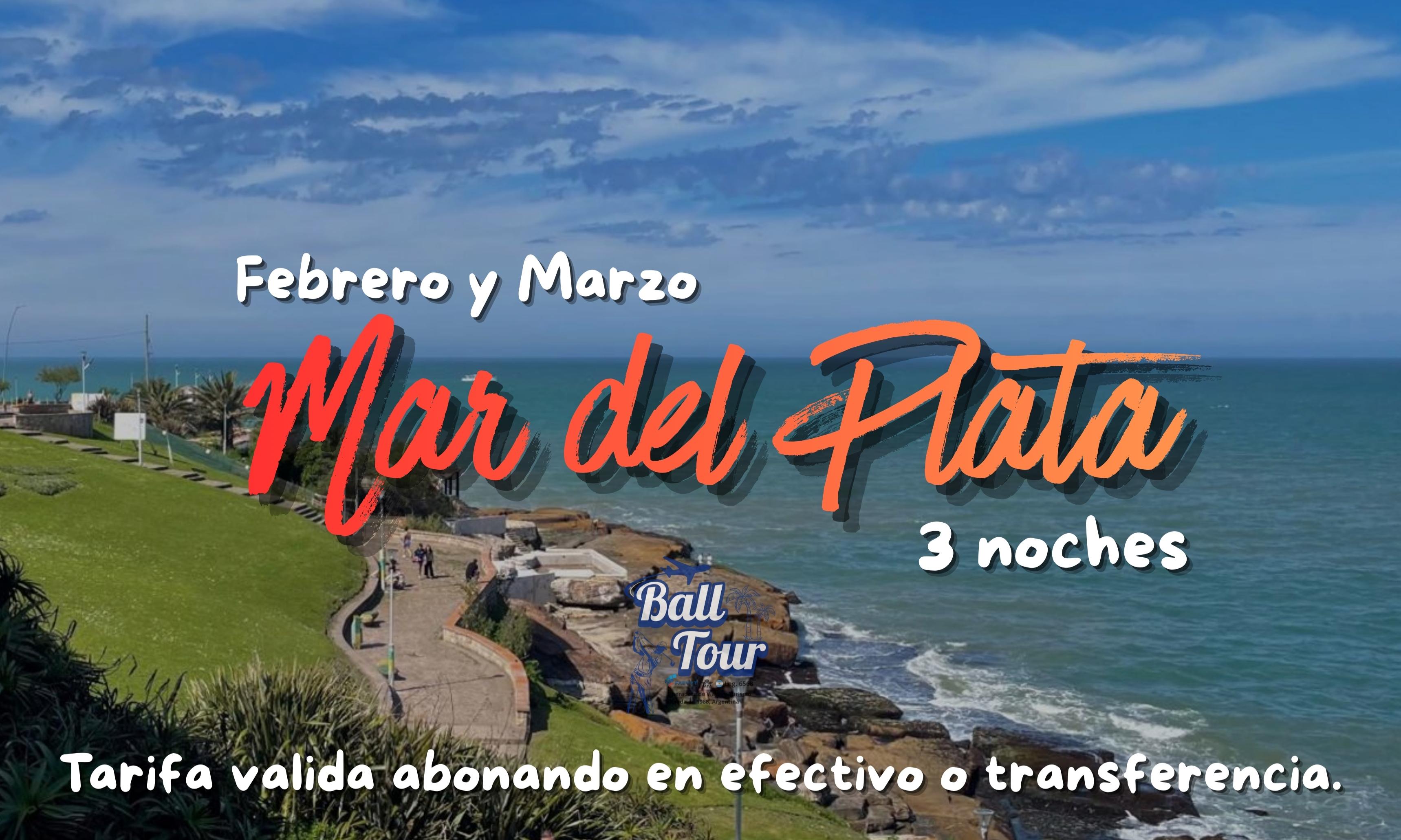 MAR DEL PLATA - FEBRERO y MARZO