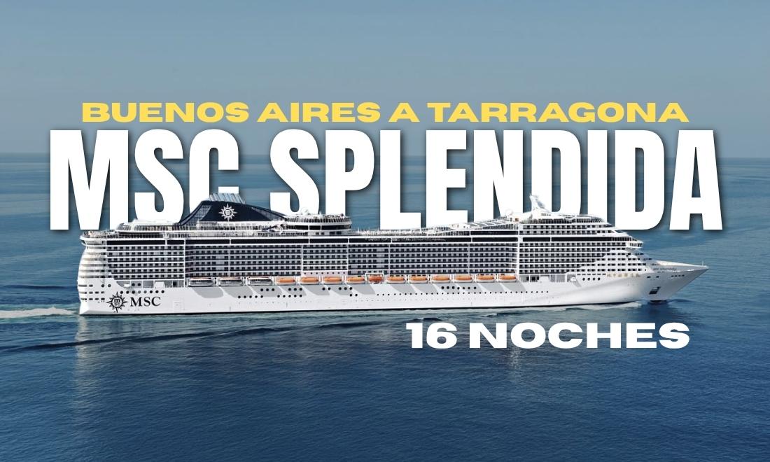 CRUCERO MSC BUENOS AIRES A ESPAÑA