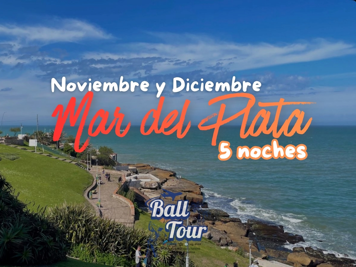 MAR DEL PLATA -  NOVIEMBRE y DICIEMBRE 